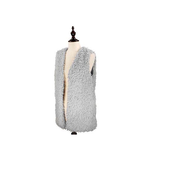 Fluffy Faux Fur Vest - Picture 2 of 12